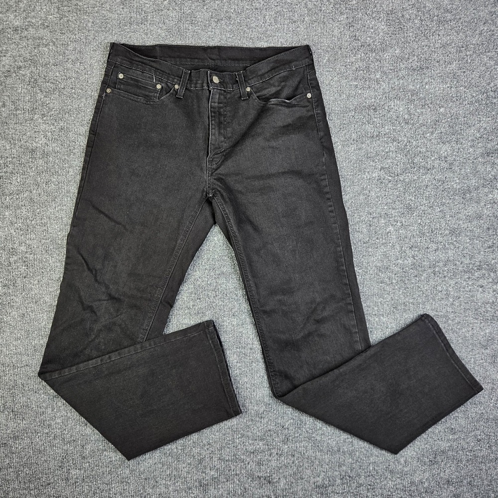 Levis 541 Jeans Men's 34x34 Actual(36x33) Athletic Fit‎ Dark Wash Black Casual